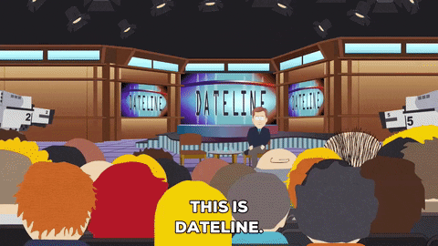 chris hansen audience GIF by South Park 
