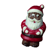 Chocolate Santa Sticker by Bakkerij Voncken