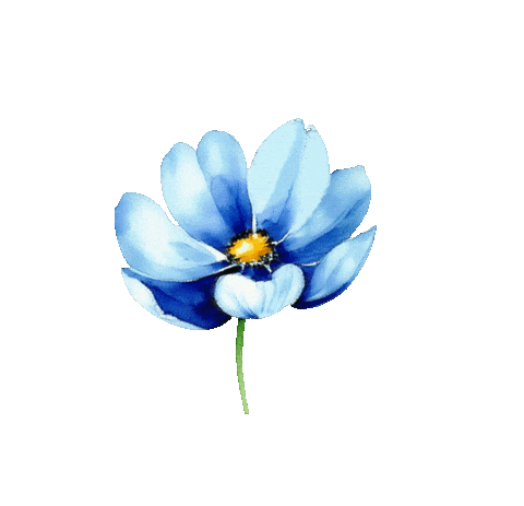 Flores Azul Sticker by aire retro