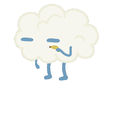 Banana Cloud Sticker