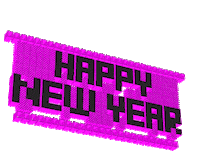 Happy New Year Nye Sticker by AnimatedText