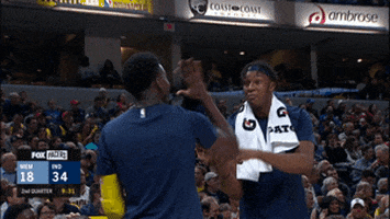happy lets go GIF by NBA