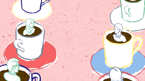 Nunulanka giphyupload coffee family date GIF