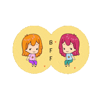 letteritwithbella bff best friends sisters bestfriend Sticker