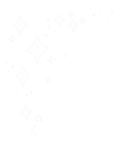 Stars Glitter Sticker by Andreea Illustration