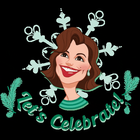 GDIGM giphygifmaker christmas celebrate green GIF