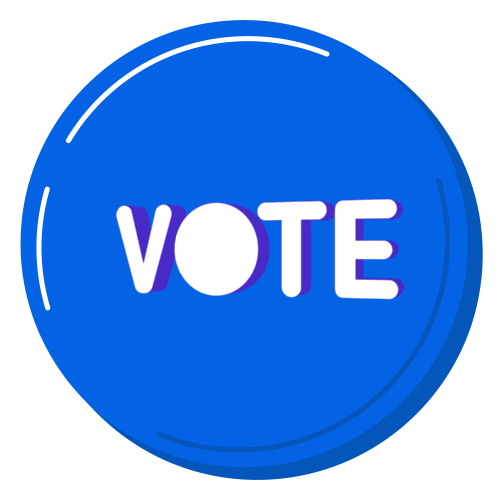 Vote Button Sticker