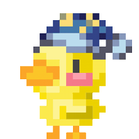Sleepy Pixel Sticker