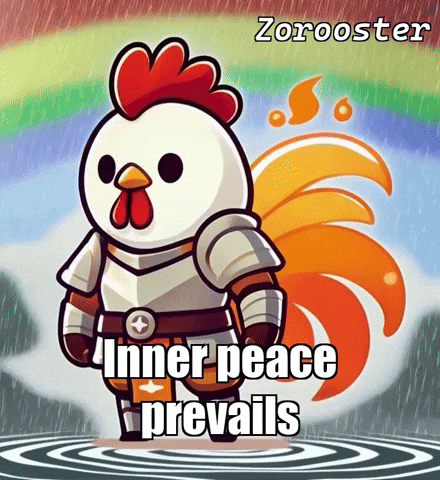 Rainbow Glow GIF by Zorooster
