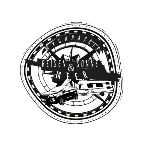Mycaratrip giphygifmaker logo brand auto Sticker