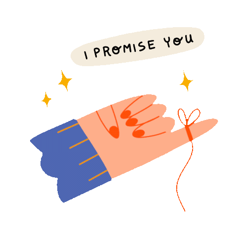 Hand Sparkle Sticker