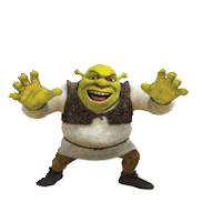 boo shrek STICKER by imoji