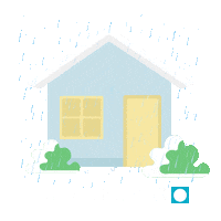 Casa Lluvia Sticker by Inmobiliaria FG