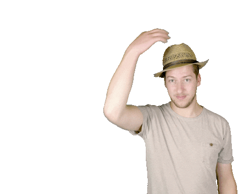 Hat Hello Sticker by EVIX.creations