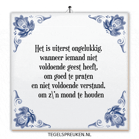 Wijsheid Spreuk GIF by Tegelspreuken.nl
