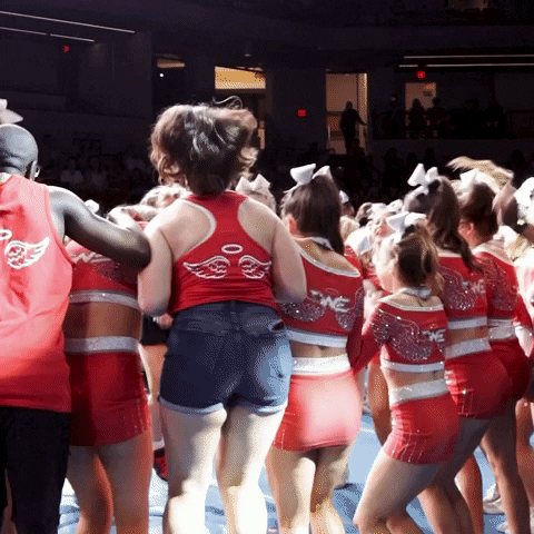 woodlandselitecheer giphyupload cheer cheerleader cheerleading GIF