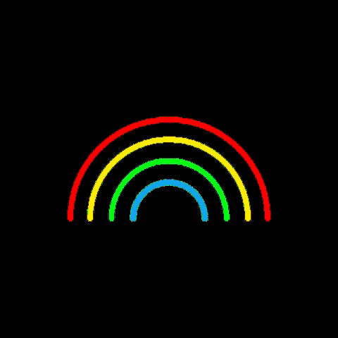 thecooltobekindproject giphygifmaker rainbow kindness kind GIF