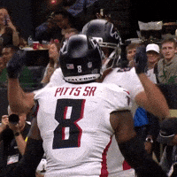 Happy David Sills GIF by Atlanta Falcons