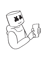 Happy Sticker Sticker by Marshmello