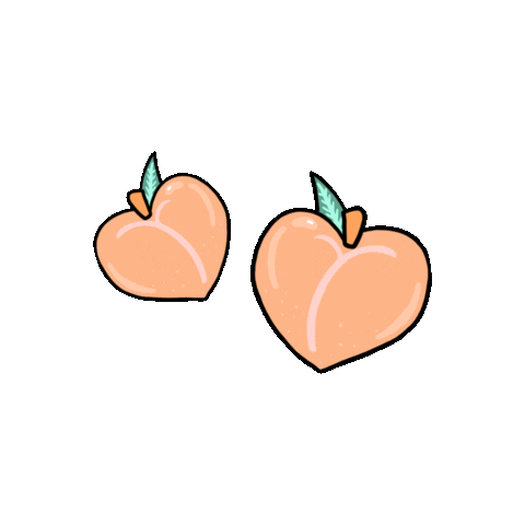 Fruit Peach Sticker