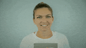 simona halep wink GIF by Miami Open