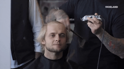 hair haircut GIF by KING OF THE ROAD