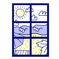 Summer Travel Sticker