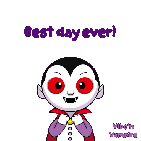 Best Day Ever Yes Sticker by VeeFriends