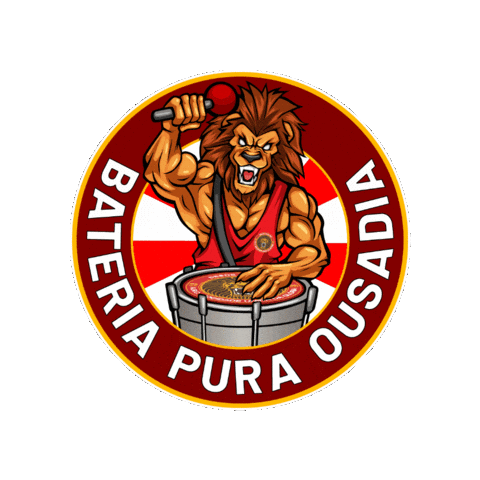 BateriaPuraOusadia giphygifmaker mug samba bateria Sticker
