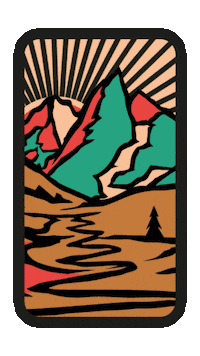 Nomady camping vanlife on the road road to nowhere Sticker