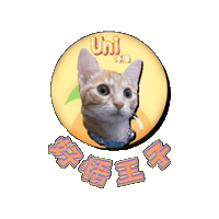 petso-llp logo orange pet line Sticker