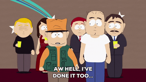 group gathering GIF by South Park 
