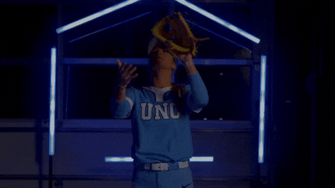 Softball Catch GIF by UNC Tar Heels