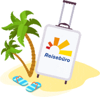 Strand Sonne Sticker by sonnenklar.TV Reisebüros