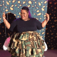 Swing Plus Size Fashion GIF by Maui Bigelow