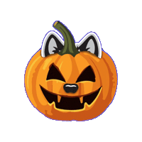 Halloween Pumpkin Sticker by Madison College