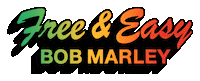 Bob Marley Rainbow Sticker by Free & Easy