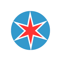 Star Sticker by Chicago Marathon