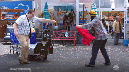 cloud 9 halloween GIF by Superstore