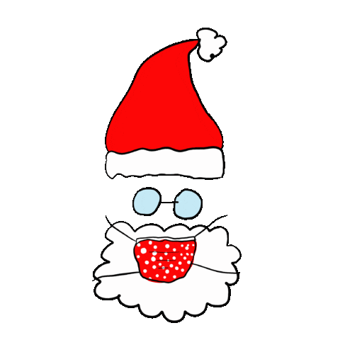 Santa Claus Christmas Sticker by Visual Stories by MJ