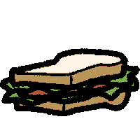 Bread Sandwich Sticker