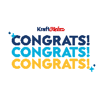 kraftheinz yay congrats well done wahey Sticker