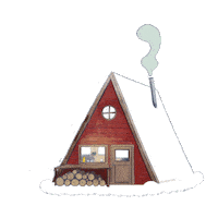 Winter Home Sticker
