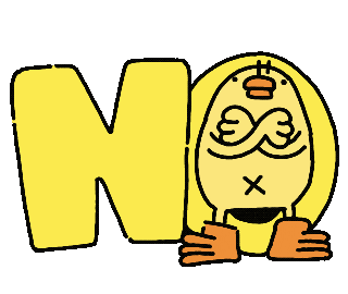 Bird No Sticker by ぴょろりんちょ（ひよこ人間ぴよ）