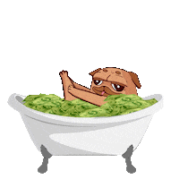 Dog Money Sticker by BigBrains