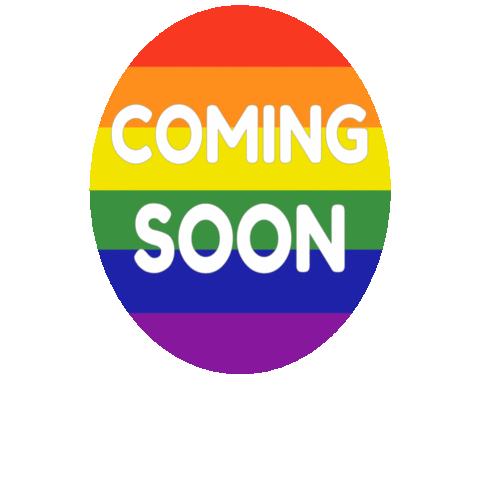 Rainbow Coming Sticker