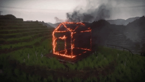 Burning House On Fire GIF by Petit Biscuit