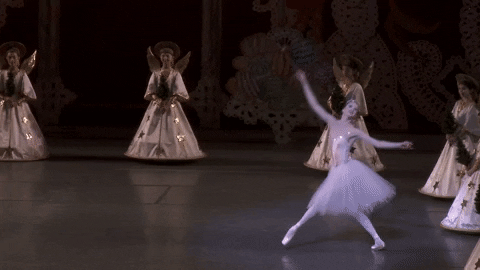 the nutcracker ballerina GIF by New York City Ballet