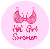 Pink Summer Sticker