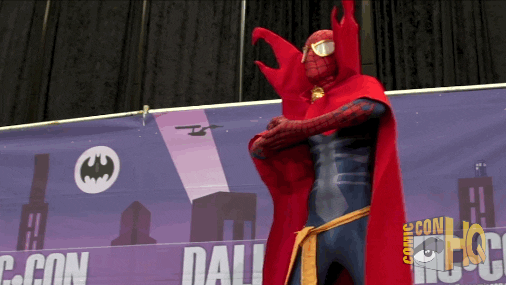 spider-man cosplay GIF by Comic-Con HQ